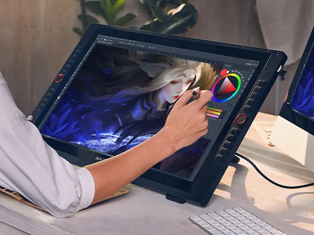 Featuring stunning 2.5K resolution (2560 x 1440) and a large 23.8-inch display, it delivers incredibly lifelike and vivid colors, allowing you to create images with stunning nuance and stunning detail .